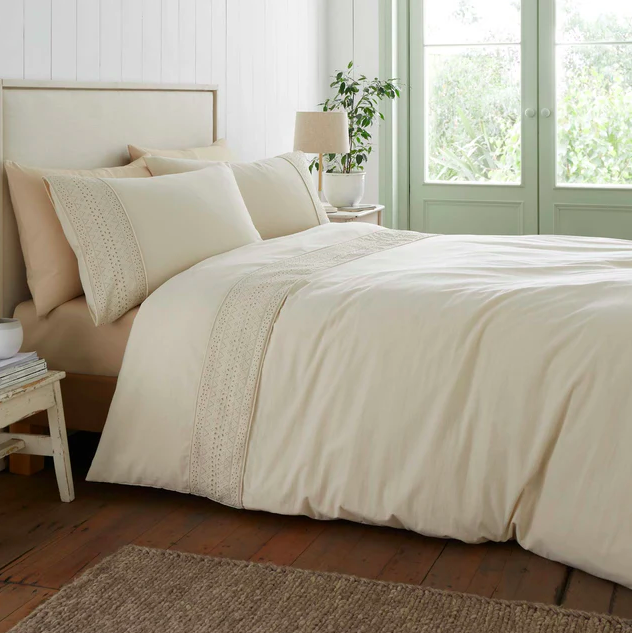 Brodiere Anglais Natural Duvet Cover 